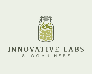 Olive Oil Jar logo design