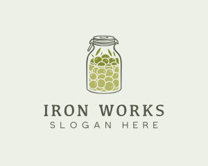 Olive Oil Jar logo design