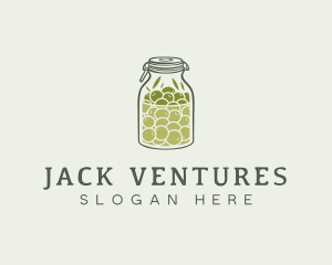 Olive Oil Jar logo design