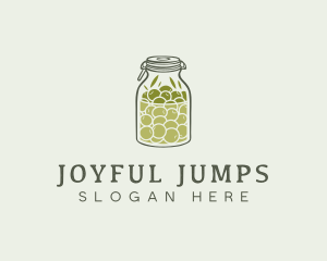 Olive Oil Jar logo design