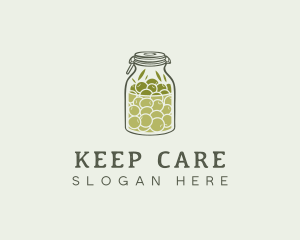 Olive Oil Jar logo design