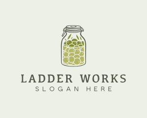 Olive Oil Jar logo design