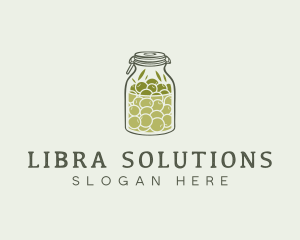 Olive Oil Jar logo design