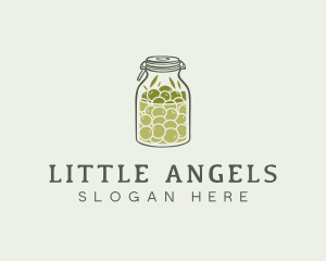 Olive Oil Jar logo design