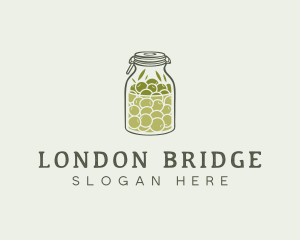 Olive Oil Jar logo design