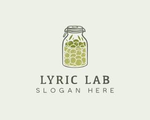 Olive Oil Jar logo design