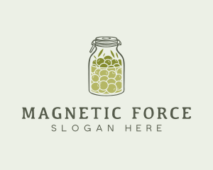 Olive Oil Jar logo design