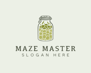 Olive Oil Jar logo design