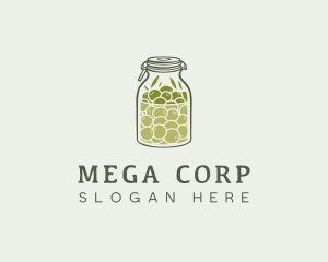 Olive Oil Jar logo design