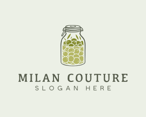 Olive Oil Jar logo design