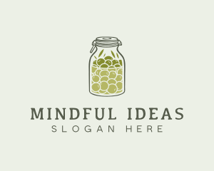 Olive Oil Jar logo design