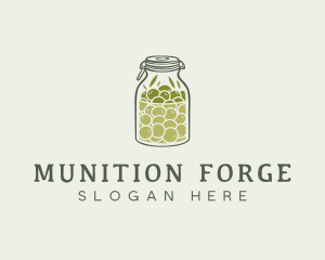 Olive Oil Jar logo design