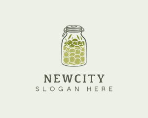 Olive Oil Jar logo design