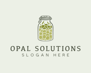 Olive Oil Jar logo design