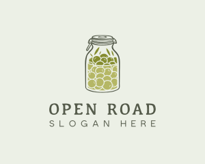 Olive Oil Jar logo design