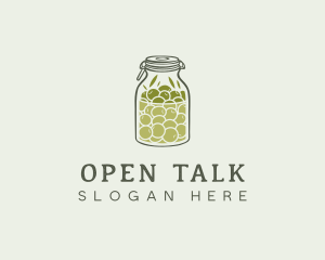 Olive Oil Jar logo design