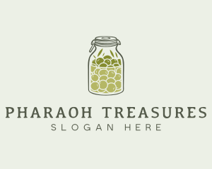 Olive Oil Jar logo design