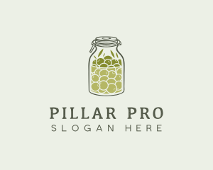 Olive Oil Jar logo design