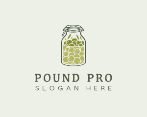 Olive Oil Jar logo design