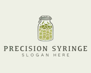 Olive Oil Jar logo design