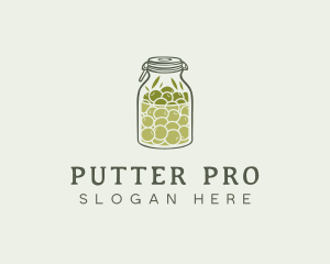 Olive Oil Jar logo design