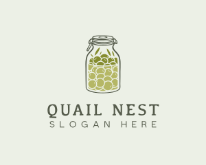 Olive Oil Jar logo design