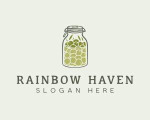 Olive Oil Jar logo design