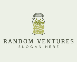 Olive Oil Jar logo design