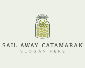 Olive Oil Jar logo design