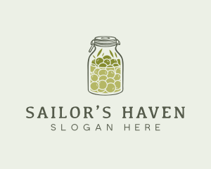 Olive Oil Jar logo design