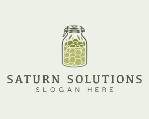 Olive Oil Jar logo design