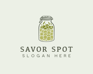 Olive Oil Jar logo design