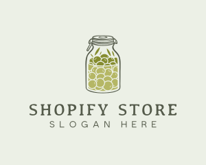 Olive Oil Jar logo design