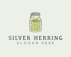 Olive Oil Jar logo design