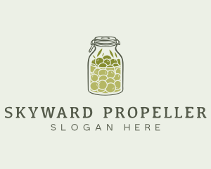 Olive Oil Jar logo design