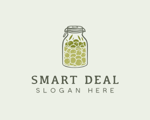 Olive Oil Jar logo design