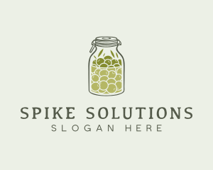 Olive Oil Jar logo design