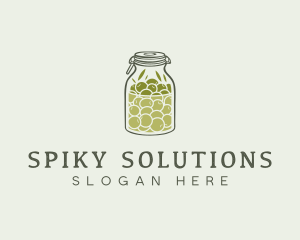 Olive Oil Jar logo design