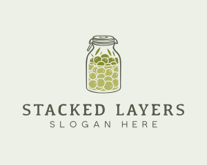 Olive Oil Jar logo design