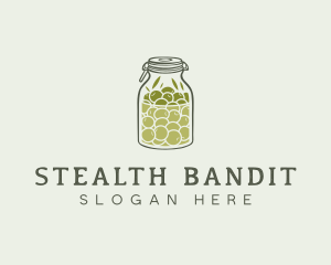 Olive Oil Jar logo design