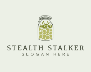 Olive Oil Jar logo design