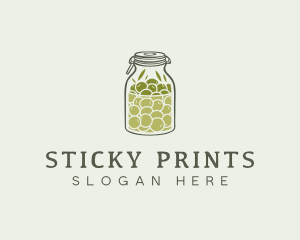 Olive Oil Jar logo design