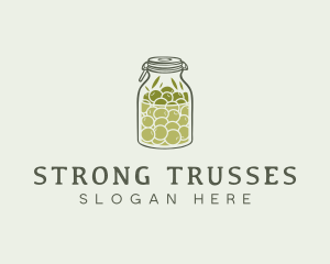 Olive Oil Jar logo design