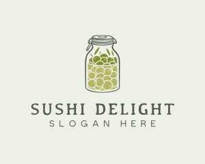 Olive Oil Jar logo design