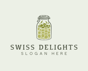 Olive Oil Jar logo design