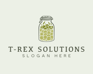 Olive Oil Jar logo design