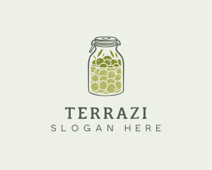 Olive Oil Jar logo design