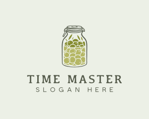 Olive Oil Jar logo design