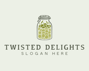 Olive Oil Jar logo design