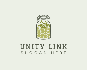 Olive Oil Jar logo design